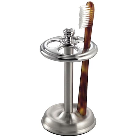 Interdesign iDesign Chrome Silver Metal Toothbrush Holder 76250